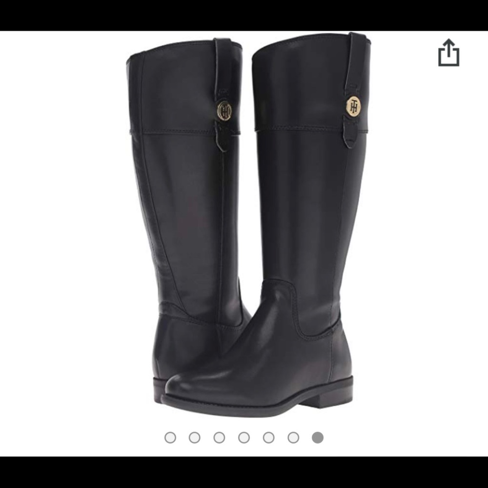 Tommy Hilfiger Wide Calf Riding Boots